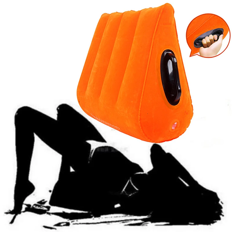 Inflatable Couples Wedge Sex Pillow Love Position Air Aid Husband and Wife Cushion Furnitures Body Support Bdsm Women Adults sex toys