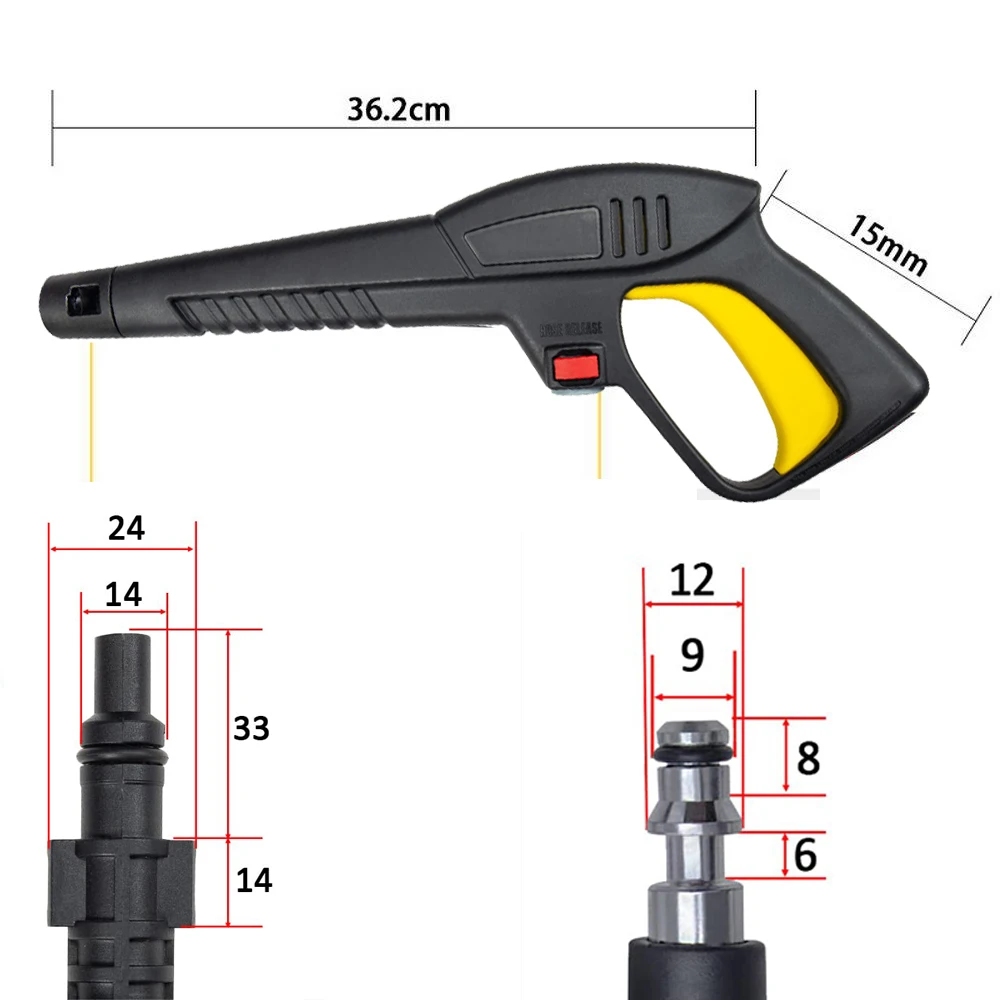 Kit 5 Ugelli A Connessione Rapida 1/4" Per Idropulitrice - Fino A 3600 PSI