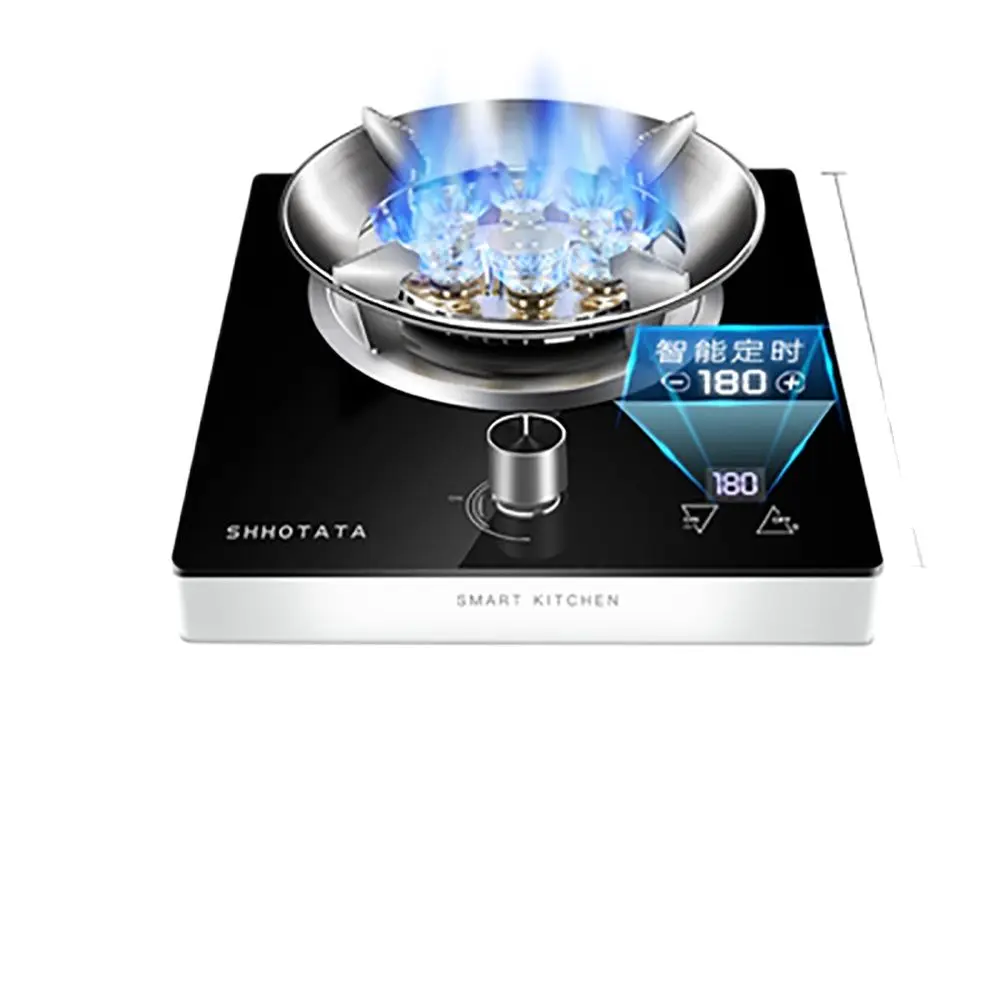 Timing Desktop Gas Stove Cooktop Liquefied Gas Stove Natural Household Embedded High-power Fierce Gasbrenner