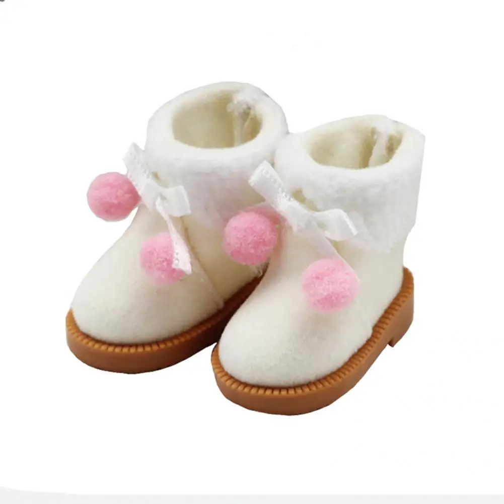 

1 Pair Doll Boots Stylish Fadeless Close-fitting Fine Workmanship Doll Boots for Children BJD Doll Boots Doll Short Boots