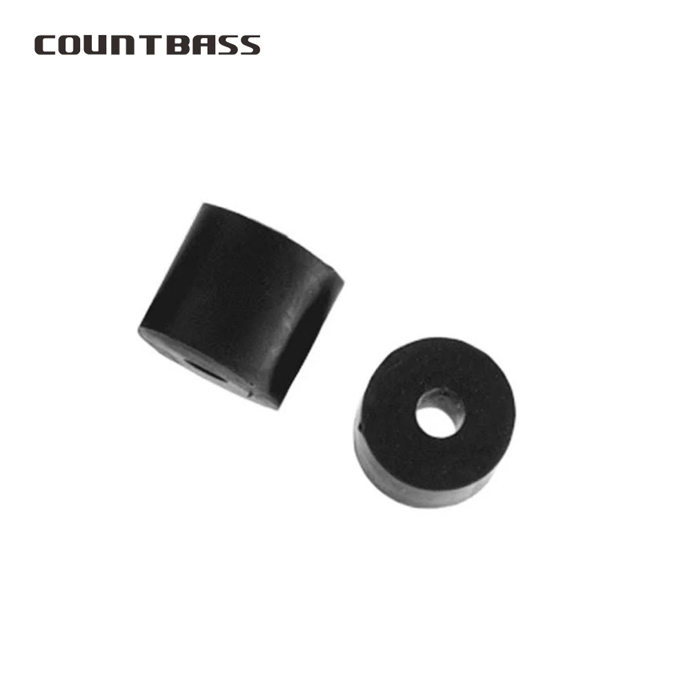 50Pcs Regular Skirt Collars, Amber Black Transparent Collars, Silicone Band  for Spinnerbaits Buzz baits Fishing Lures