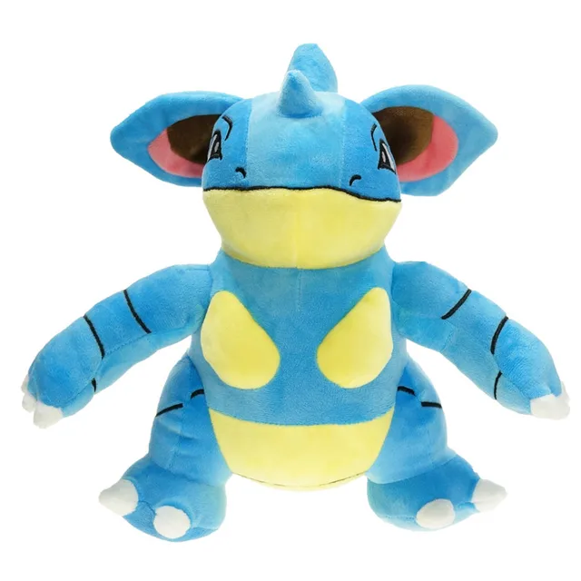 30cm TAKARA TOMY Pokémon Nidoking Plush Toy Cartoon Animal Elf Pillow For Children Birthday Gift Doll