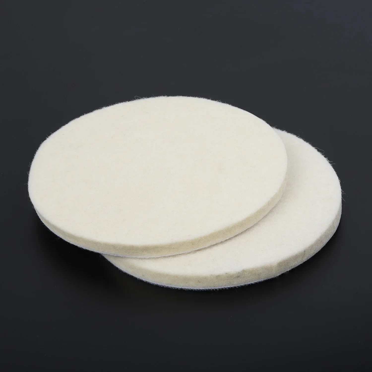 2pcs 5 Inches Wool Polishing Wheel Buffing Pads Angle Grinder Wheel Felt Polishing Disc For Metal Marble Glass Ceramics