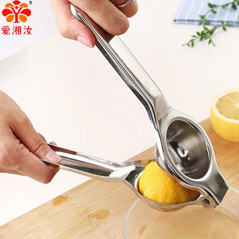 

Manual Lemon Squeezer Orange Juice Portable Stainless Steel Juicer Machine Kitchen Accessories Gadgets Large/Small