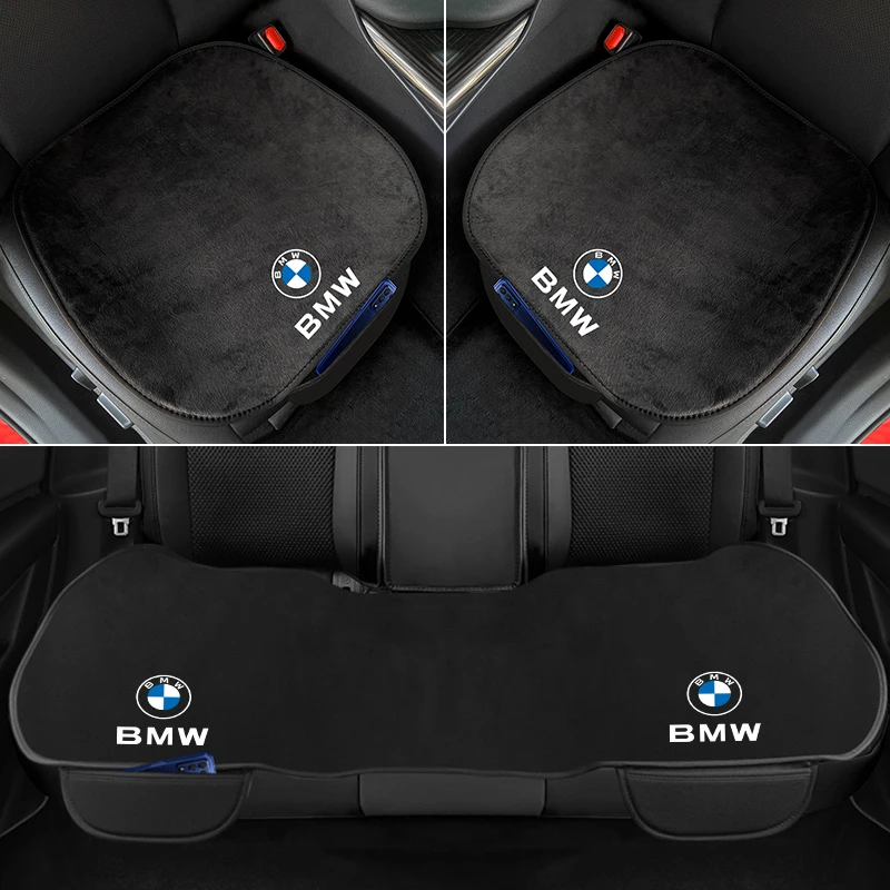 Car Seat Cover Front And Rear Flocking Cloth Pad Anti slip Car