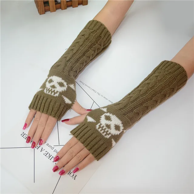 Guantes Manoplas Hombre S Mujer Guantes Largos Sin Dedos