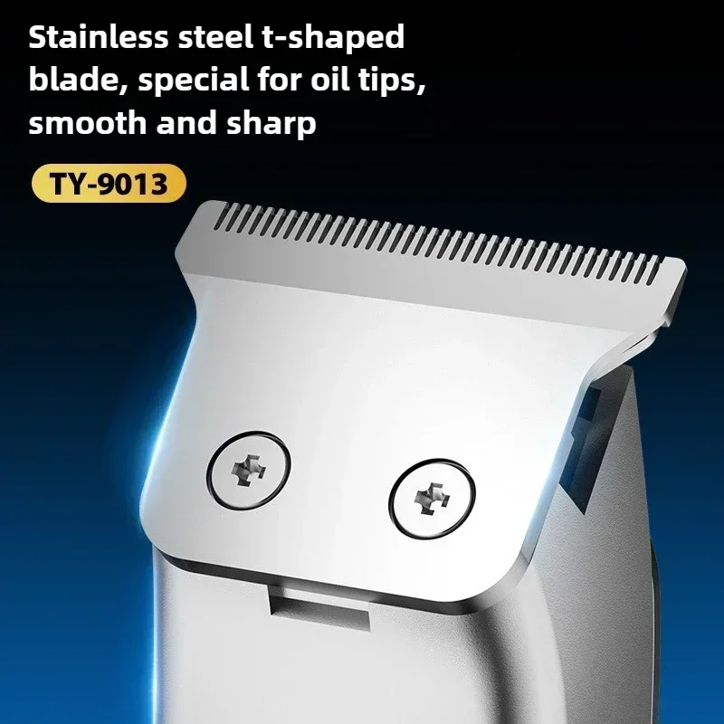 Electric Hairdresser Shaving Head Pusher Electric Pusher Clipper Hair Precision USBCharging Hair Trimmer for Men Home Appliances 3