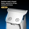 Electric Hairdresser Shaving Head Pusher Electric Pusher Clipper Hair Precision USBCharging Hair Trimmer for Men Home Appliances 3