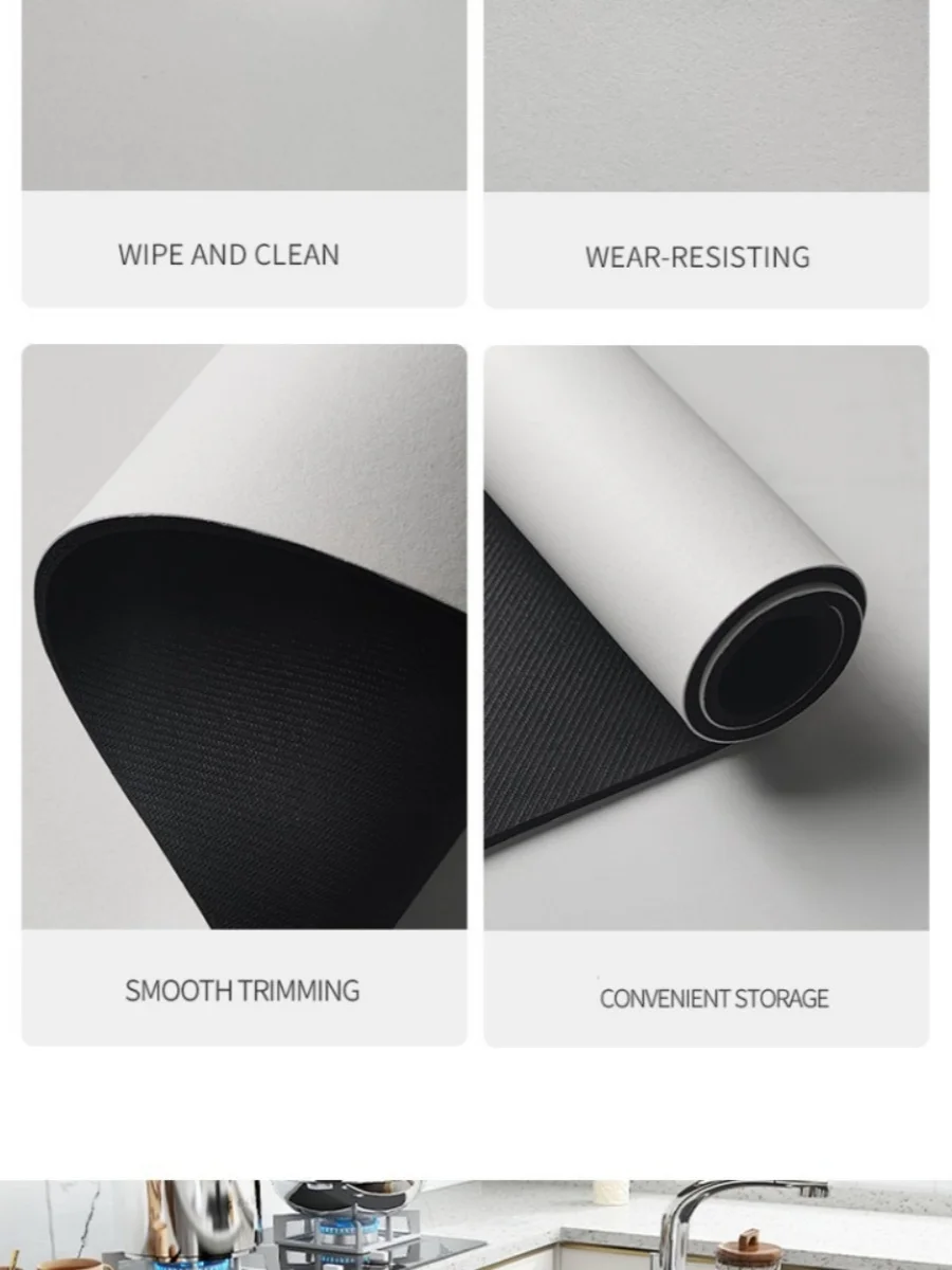 Absorbent Mat 1 PIECE MULTI-PURPOSE FOR KITCHEN COUNTERTOP CUP DRAIN AND BOWL TRAY DRYER