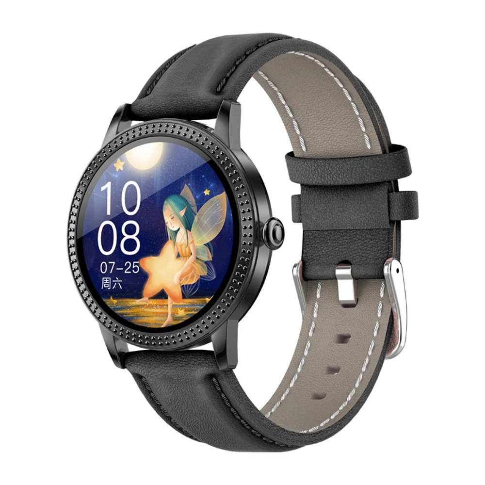 CF18P Men Women Fashion Smart Watch Full Touchscreen Waterproof Pedometer Heart Rate Blood Pressure Reminder Couple Smartwatch 