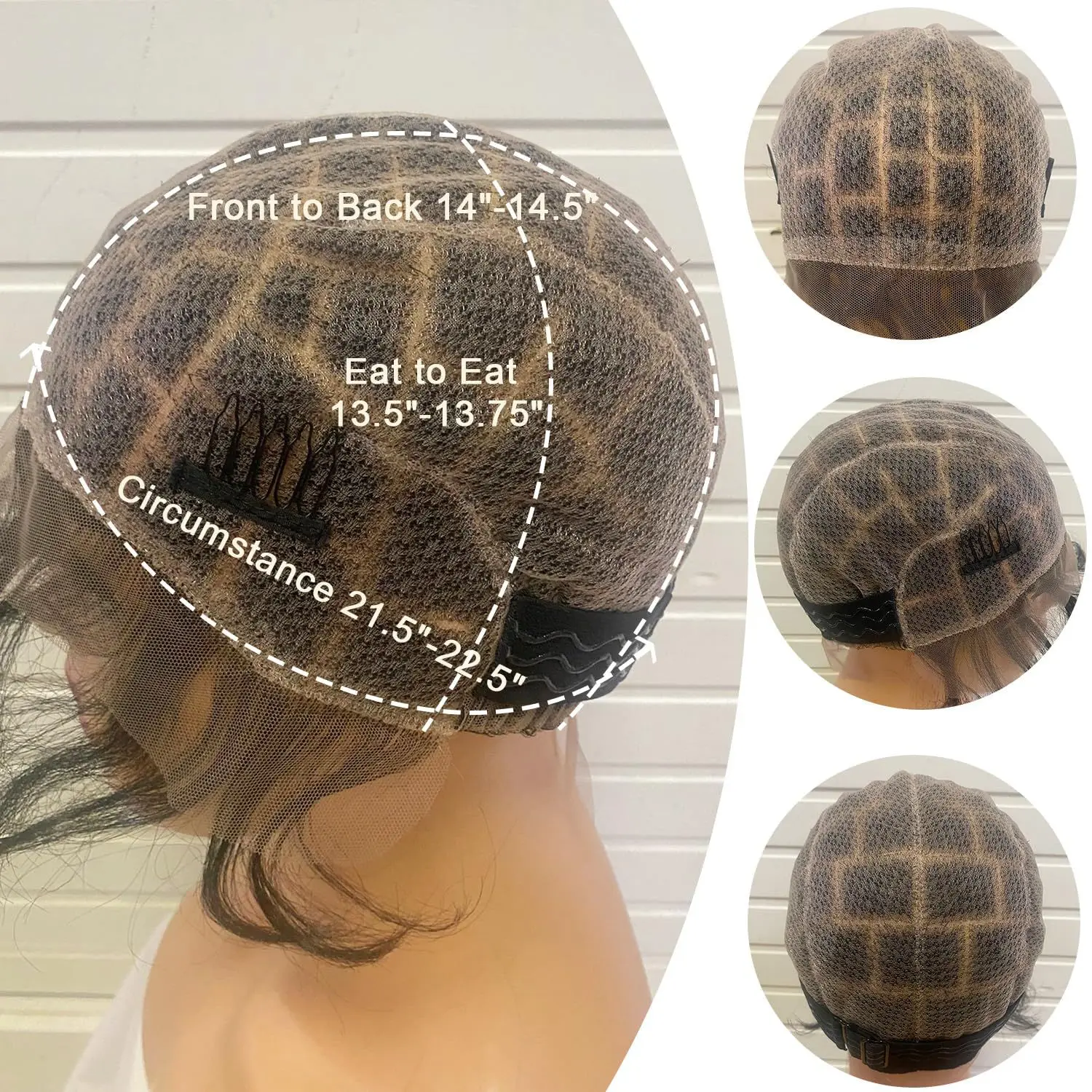 Wig Caps Braided for Crochet Braids Full Double Lace With Baby Hair Suitable for Making Crochet Wigs with Bangs