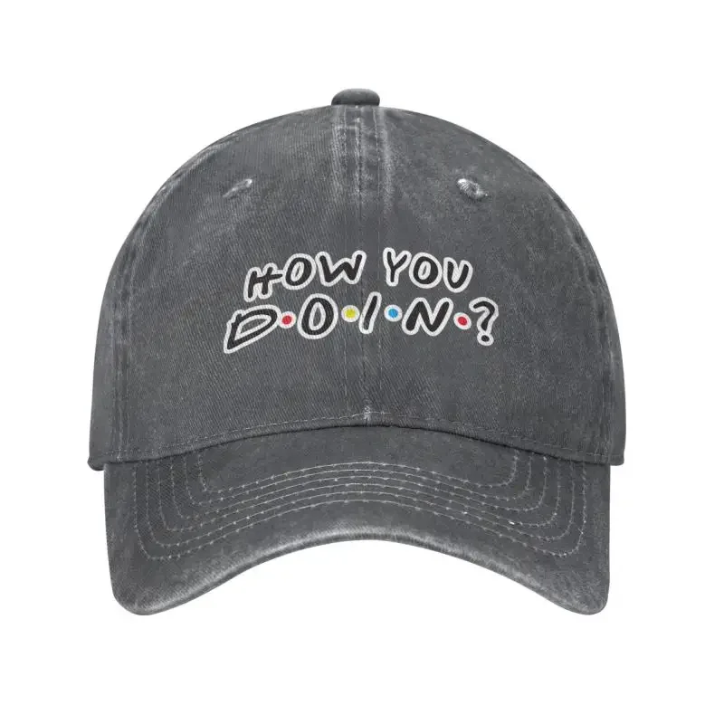 

Personalized Cotton Funny Quote Friends Tv Show Baseball Cap Sun Protection Men Women's Adjustable How You Doin Dad Hat Spring