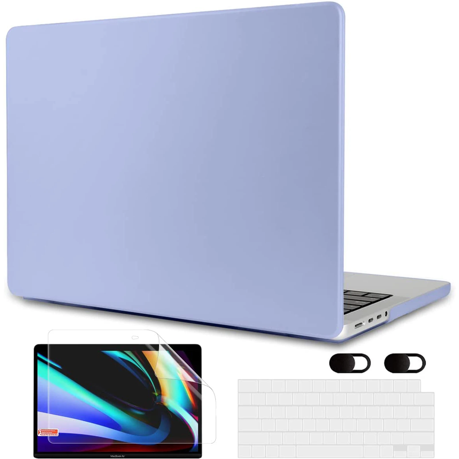 Egyal Per 2023 Macbook M2 Air Custodia Da 15 Pollici Per Macbook Air M1 Custodia Per Pro 14 16 M1 Max Cover Con Copriobiettivo Anti-Peep
