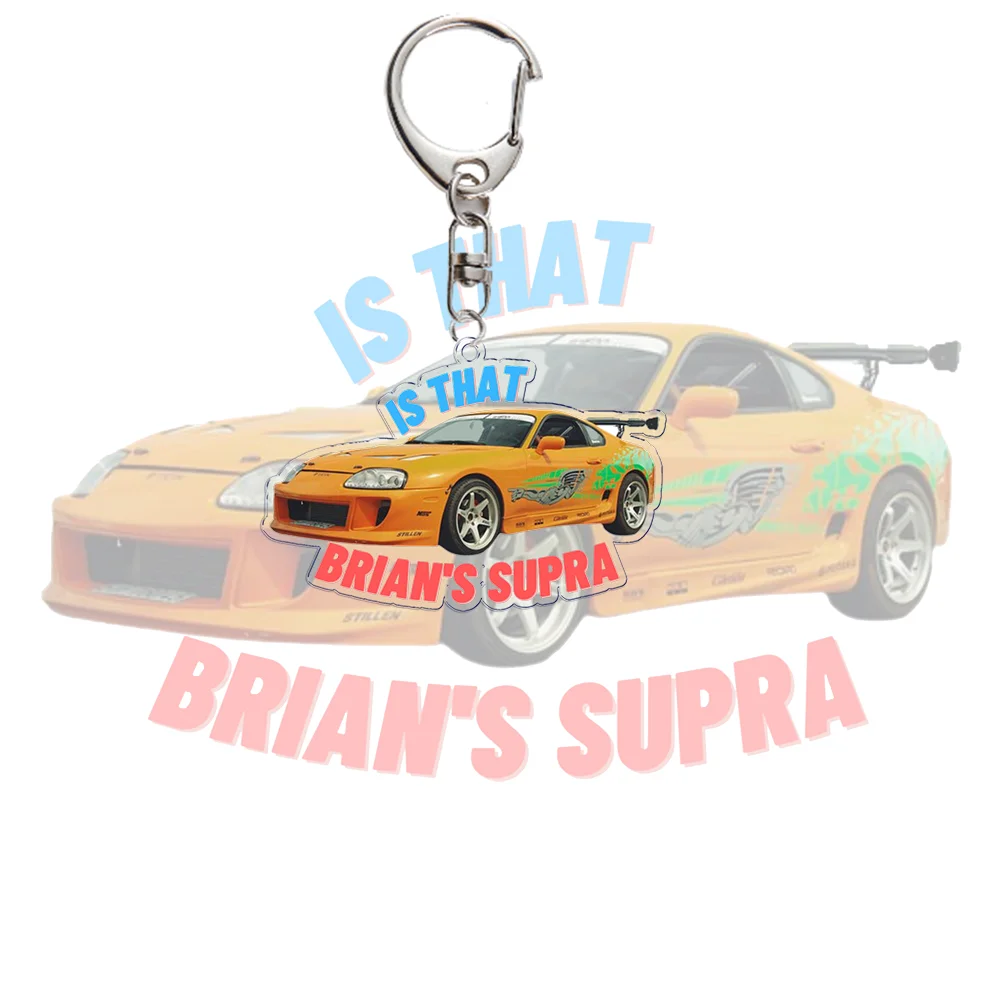 The Fast Keychain for Bag Pendant Fashion Furious KeyRing Gifts
