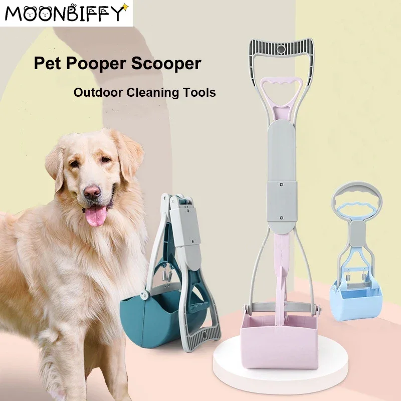 SUNLAX Pooper Scooper altura ajustable para perros recogedor de caca de