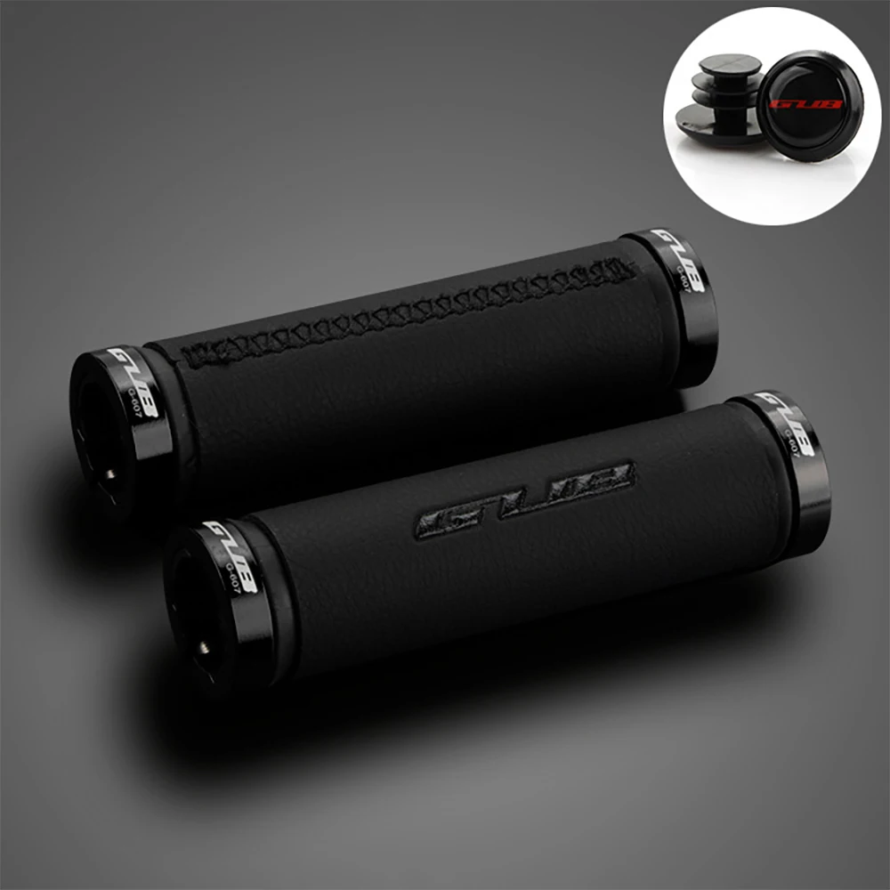 

GUB 607 Microfiber Leather Mountain Bicycle Grip, Double-Sided Locking Grip, Matching Parts