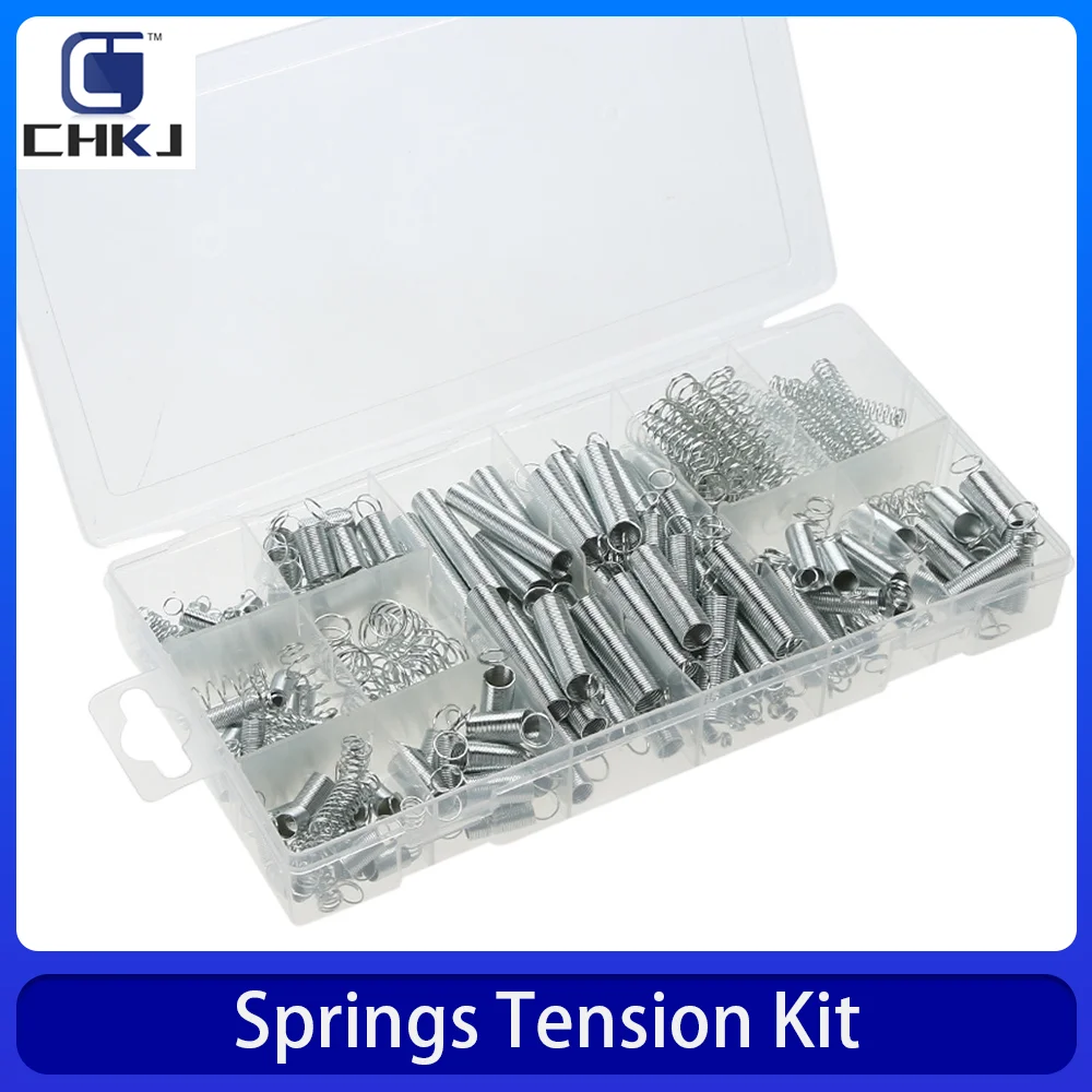 200pcs Spring Compression Extension Springs Assortment Set For Repairs