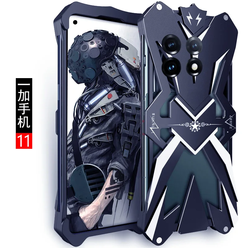 

For Oneplus 11 Oneplus11 CPH2449 Case Heavy Duty Metal Phone Cover Hard Case for One Plus 11 5G CPH2451 Aluminum Phone Bags