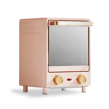 전기 수직 오븐 미니 피자 케이크 쿠키 메이커, 빵 토스터, 60 분 타이밍 베이킹 도구, 아침 식사 기계, 220V, 12L