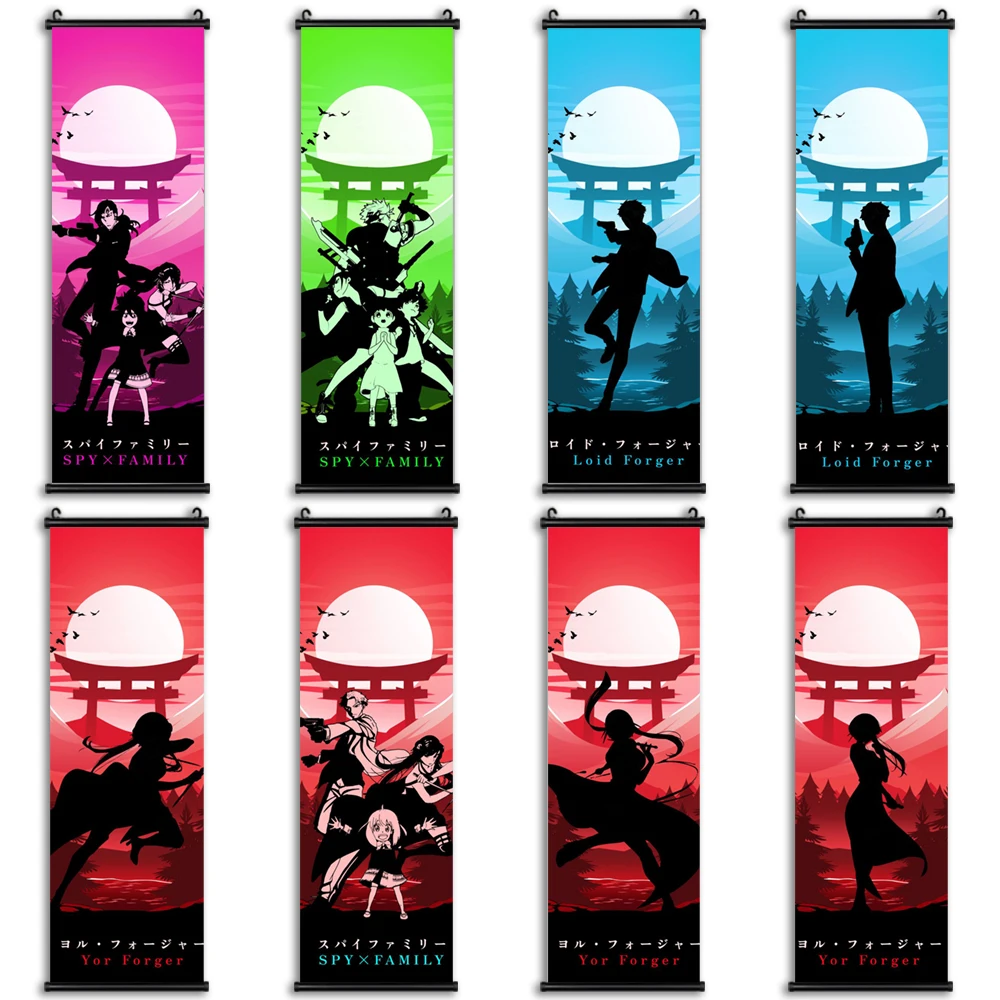 Canvas Modular Spy X Family Poster Anime Home Decor Dipinti Classici Stampe Hd Hanging Scrolls Living Room Pictures Wall Art