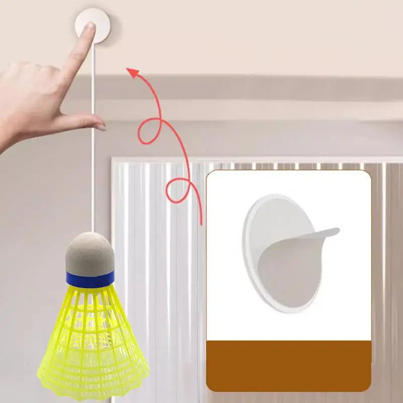 Portable Badminton Trainer Suspending Badminton Practice Aid Rebounder Kit Sports Toys Single Player Training Equipment For