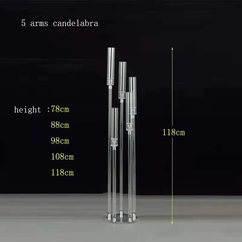 48 Portacandele Conici In Vetro Trasparente Con Base Oro – Altezza 6,3 Cm – Per Candele Sottili – Decorazioni Tavolo Matrimonio E Natale