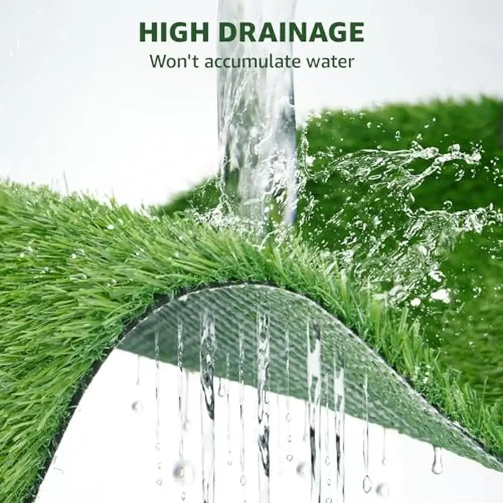 Artificial Turf Grass Dog Potty 4x6ft Drainage Holes Soft UV-Resistant Easy to Clean Indoor Outdoor Landscape Decoration