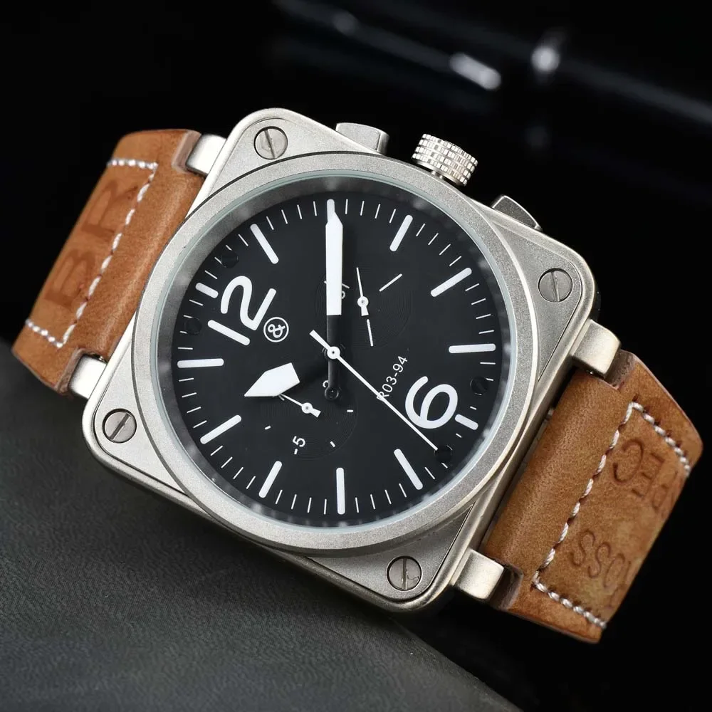 

2023 AAA Original BR Brand Watches For Mens Fashion Sports Automatic Mechanical WristWatch Business Multifunction Square Clocks