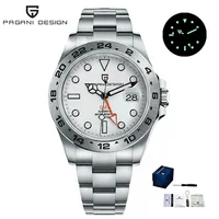 Pagani Design 2026 Nouvelle Montre de Plongée Homme 42 mm Saphir Mécanique Automatique GMT Étanche 100m PD1682 1