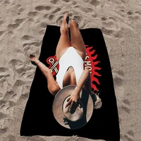 Gas Monkey Garage Logo Bath Towel Microfiber Soft Water Absorbing Breathable For Girl Kids Decorative Cartoon Beach Towel 2