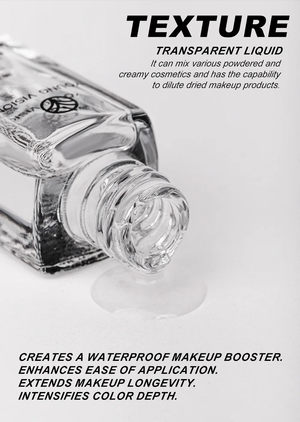 Description Picture 4 of itemCosmetic Bases Blending Serum Eyeliner Powder Blush Nail Polish Eyeshadow Thinner Waterproof Makeup Mixing Liquid Oil Tool