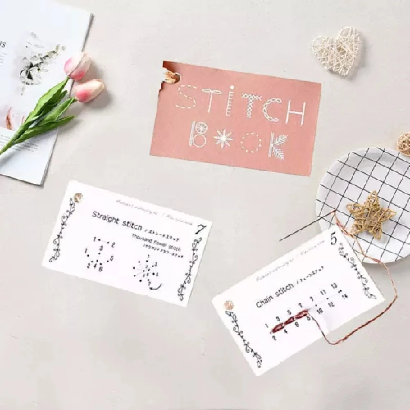 Stitch Guide: Techniques for Sewing and Embroidery Enthusiasts Master Your Skills with Ease crochet set kit punto y ganchillo
