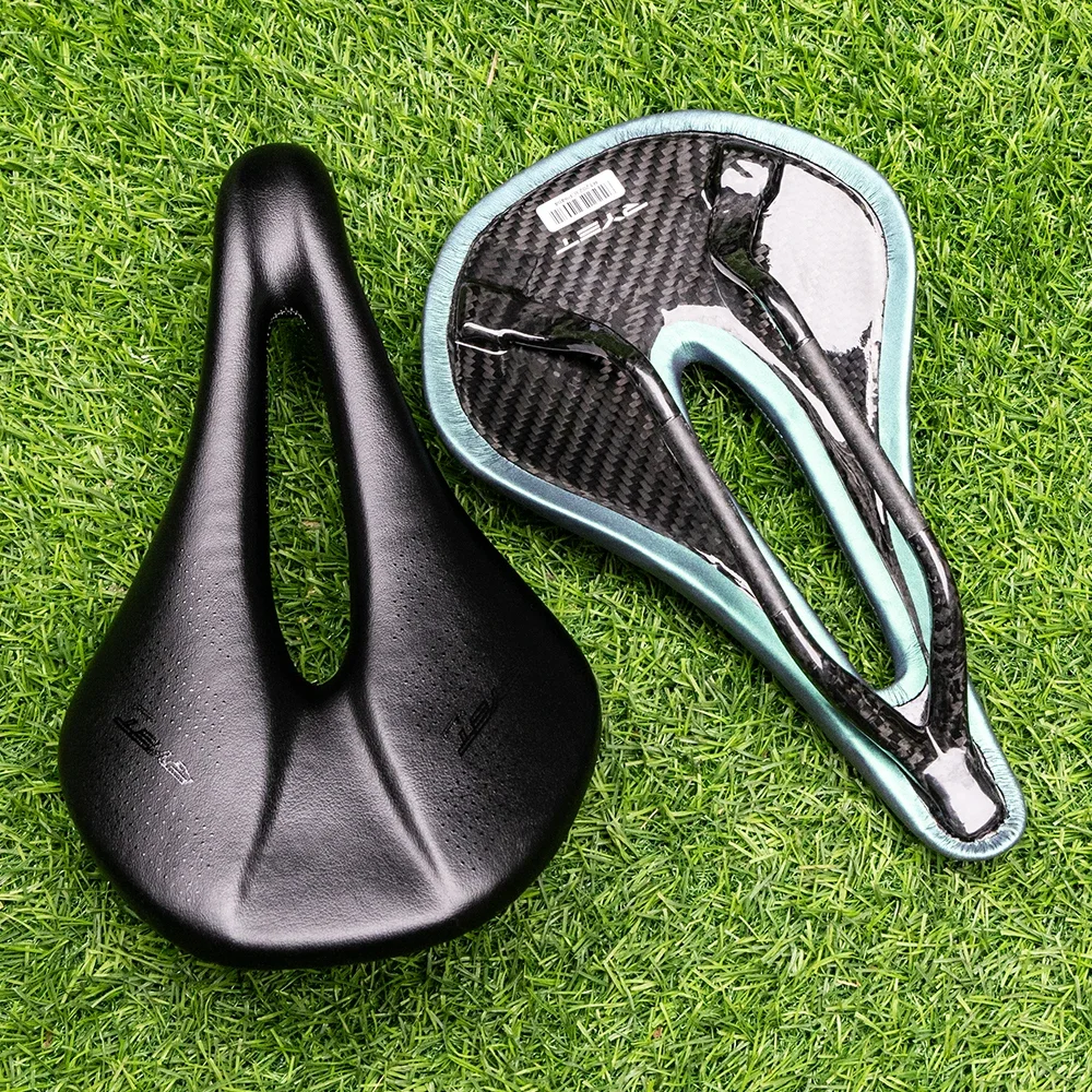 RYET Full Carbon Bike Saddle 143/155MM Super Light 125g Road MTB Racing PU Soft Seat Cushion Bicycle Cycling Parts Bicycle Saddle Bicycle Seat Cushion
