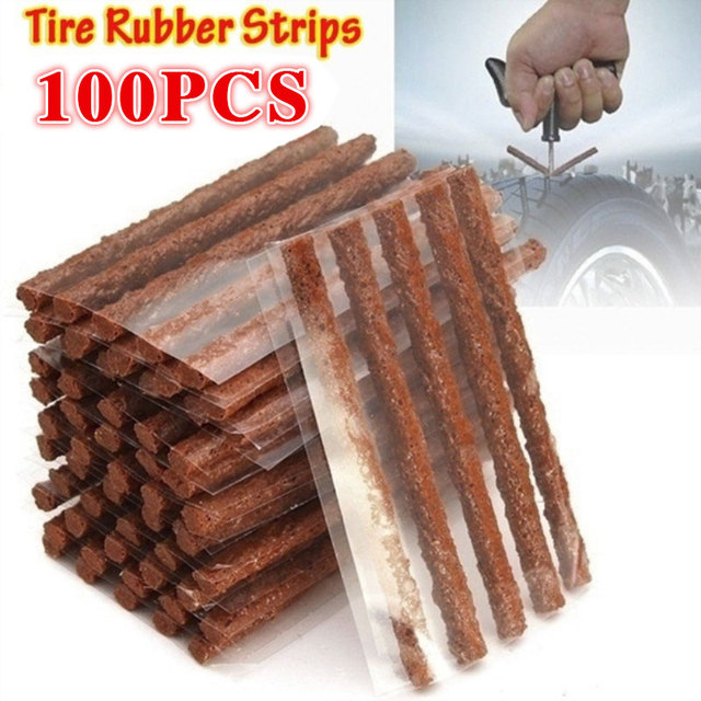 Repair Strip Auto Motorcycle Tubeless Tyre Wheels Puncture Plug Seal Tape Repair Car Vacuum Tire Repair Rubber Strip