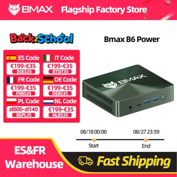 Bmax Mini Pc B6Power Intel Core I7-1060Ng7 Windows 11 16Gb Ram 1Tb Nvme Ssd Nvme_2280X2 HDMI USB Bluetooth Computer Tipo-C 1