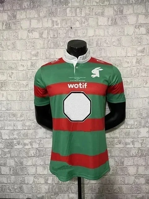 thumbnail image 1 of Camiseta de rugby de polo para entrenadores de South Sydney Rabbitohs 2024, tallas SML-XL-XXL-3XL-4XL-5XL, 1 of 5