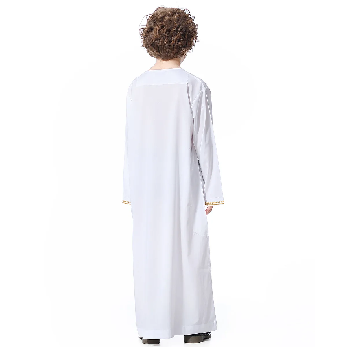 Teenage Boys Robes Muslim Saudi Arab Boys Robe Kids Prayer Islam Clothing Long Sleeve  Middle East Teenage Dress Dubai New