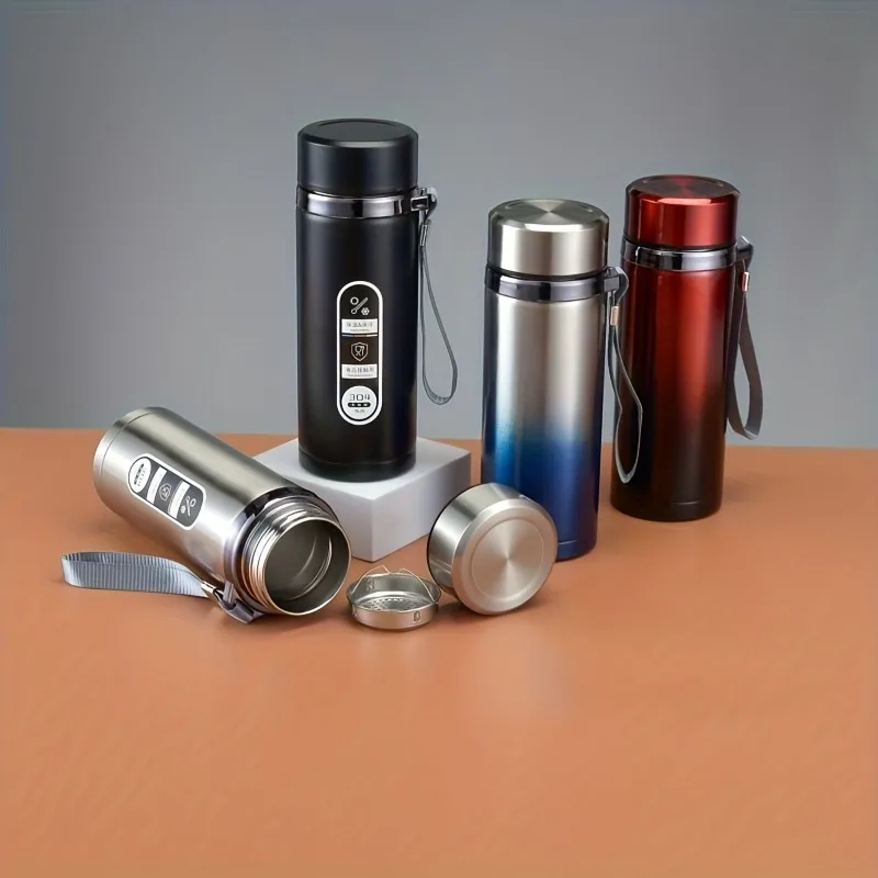 

1pc 16.9oz 304 Stainless Steel Vacuum Insulation Cup Leakproof Portable Thermal Tea Cup Car Coffee Mug