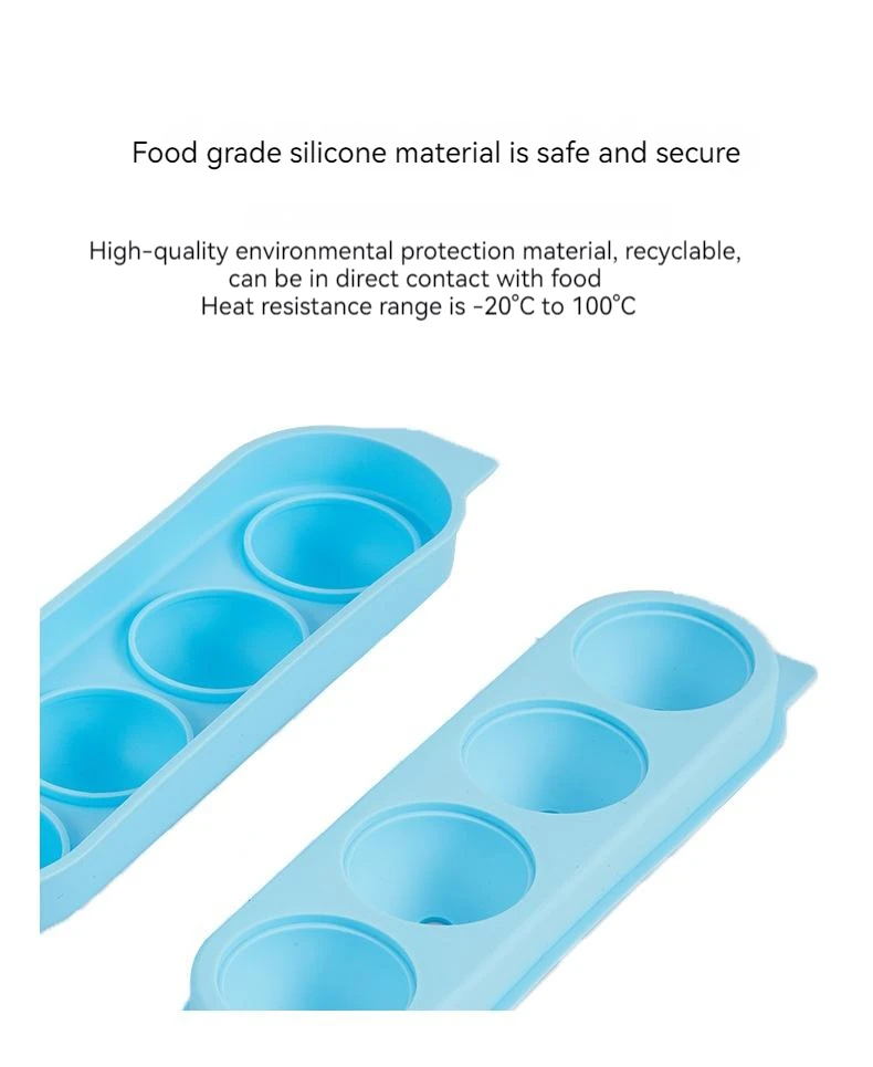 Food Grade Silicone Flat-Shaped Ice Tray Ice Ball Mold ice mold