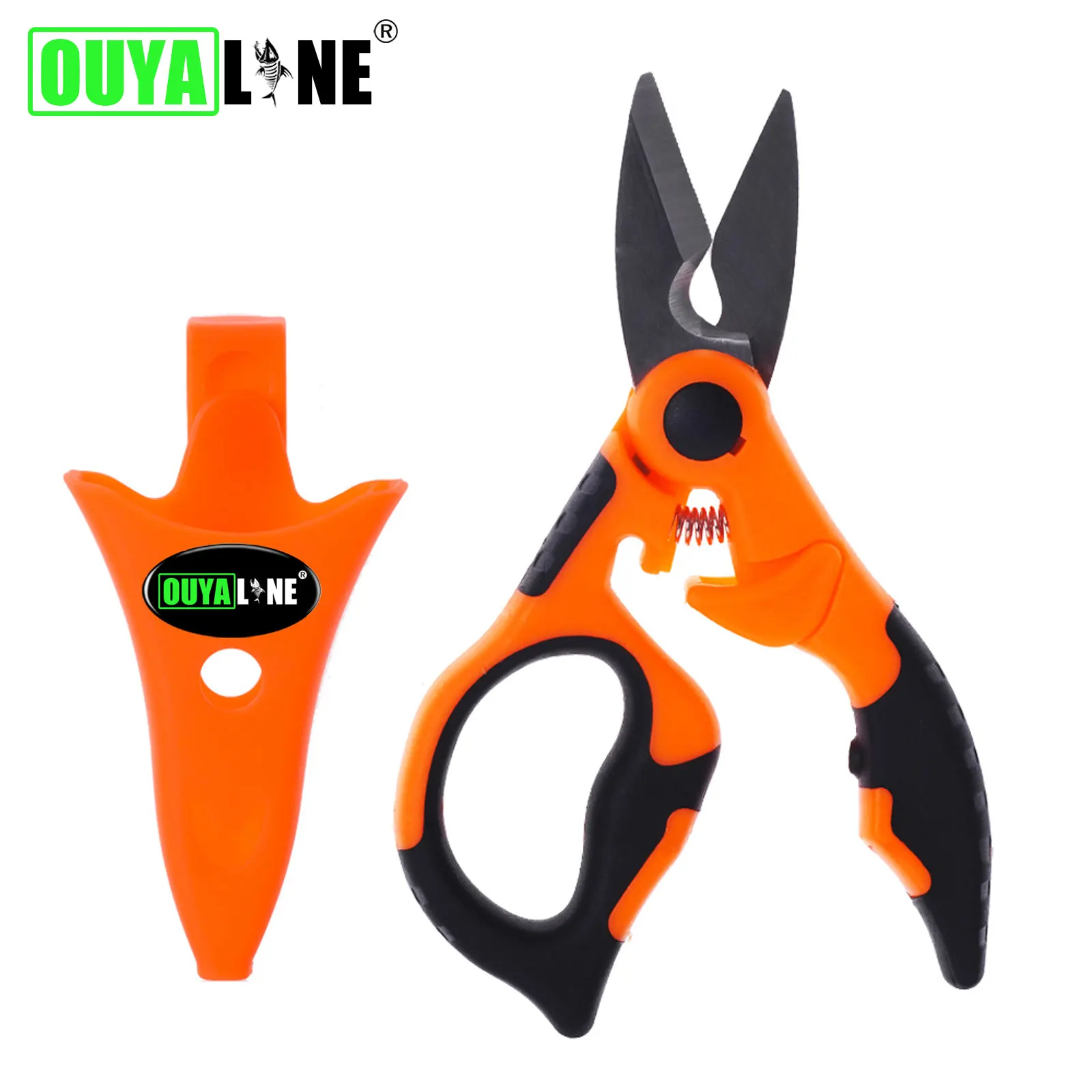 

Multifunctional Fishing Scissor Accessories 420 Stainless Steel Portable Scissors Plier Cut Braid Line Electrician Fishing Tools