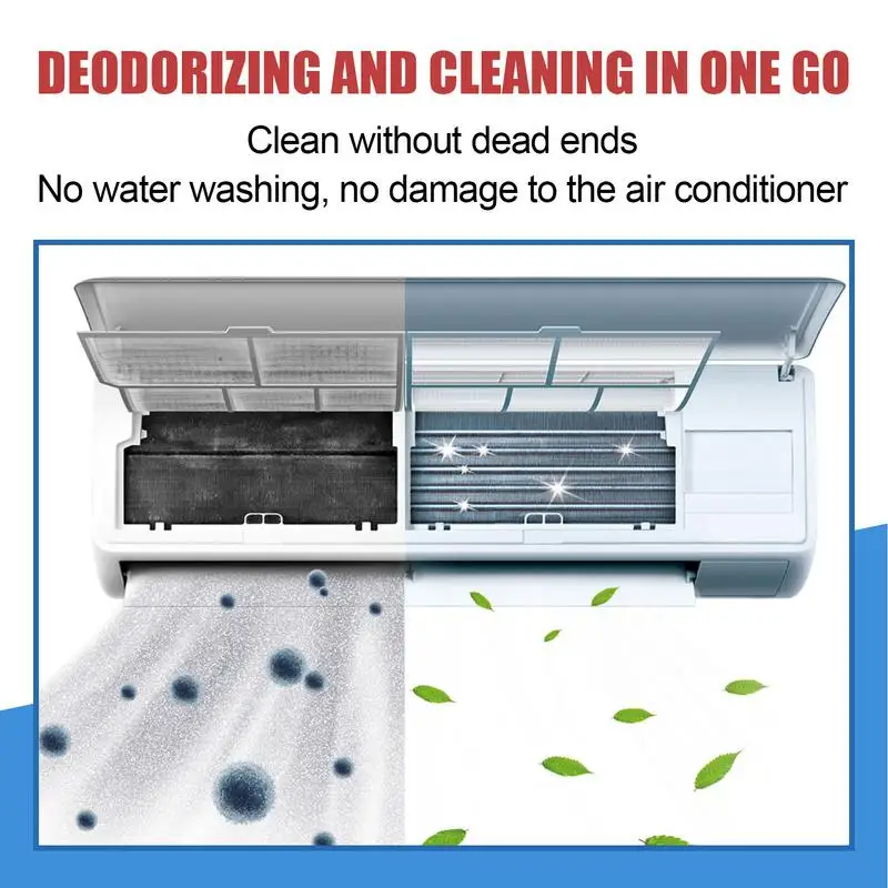 60ml Air Conditioner Cleaner Spray Multifunctional Heavy Duty Detergent Car AC Foam Cleaner Coil for House And Car air conditioning cleaner