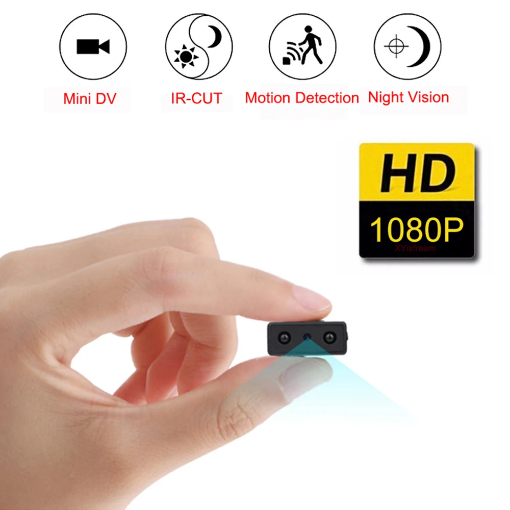 MiniCameraXDIRCUTSmallestFullHD1080PHomeSecurityCamcorder