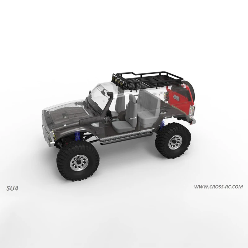 1/10 Scale 4x4 CROSS RC SU-4 RC Off-road Vehicles Electric Rock Crawler RC Car 4WD Toys Unpainted Unassembled Model TH21793 3