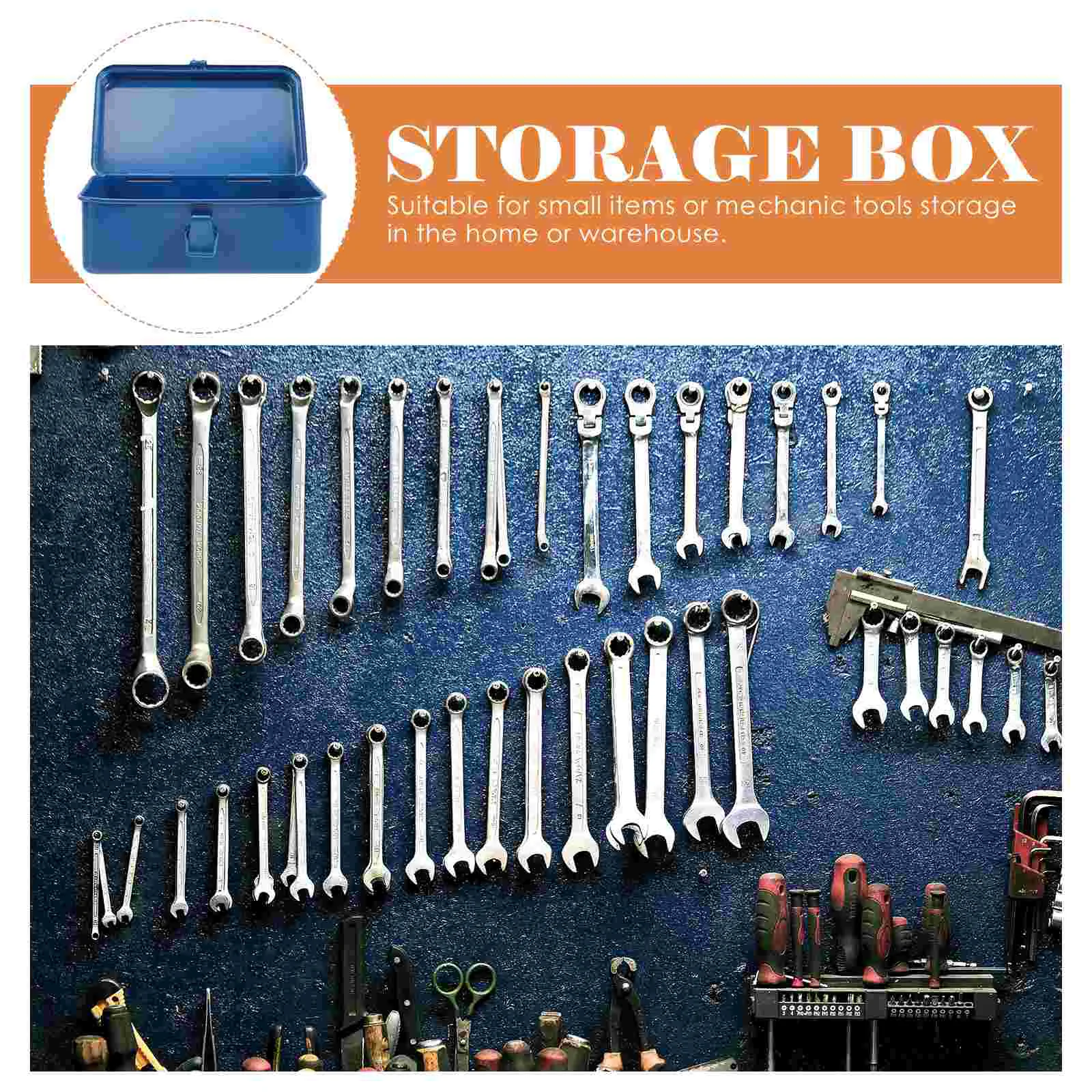 Tractor Iron Sheet Tool Box Mechanic Tools Automotive MECHANICS ORGANIZER Container 5