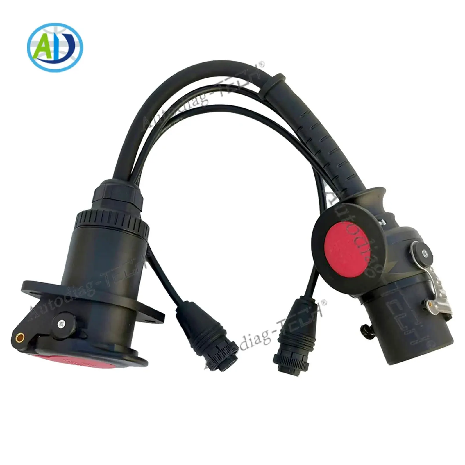 Anhängeradapterkabel für WABCO CAN 24V EBS/ABS Diagnosekabel ISO 7638 Kabel Schwerlast-LKW OBD2 Scanner-Anschluss für WDI – Detail 9