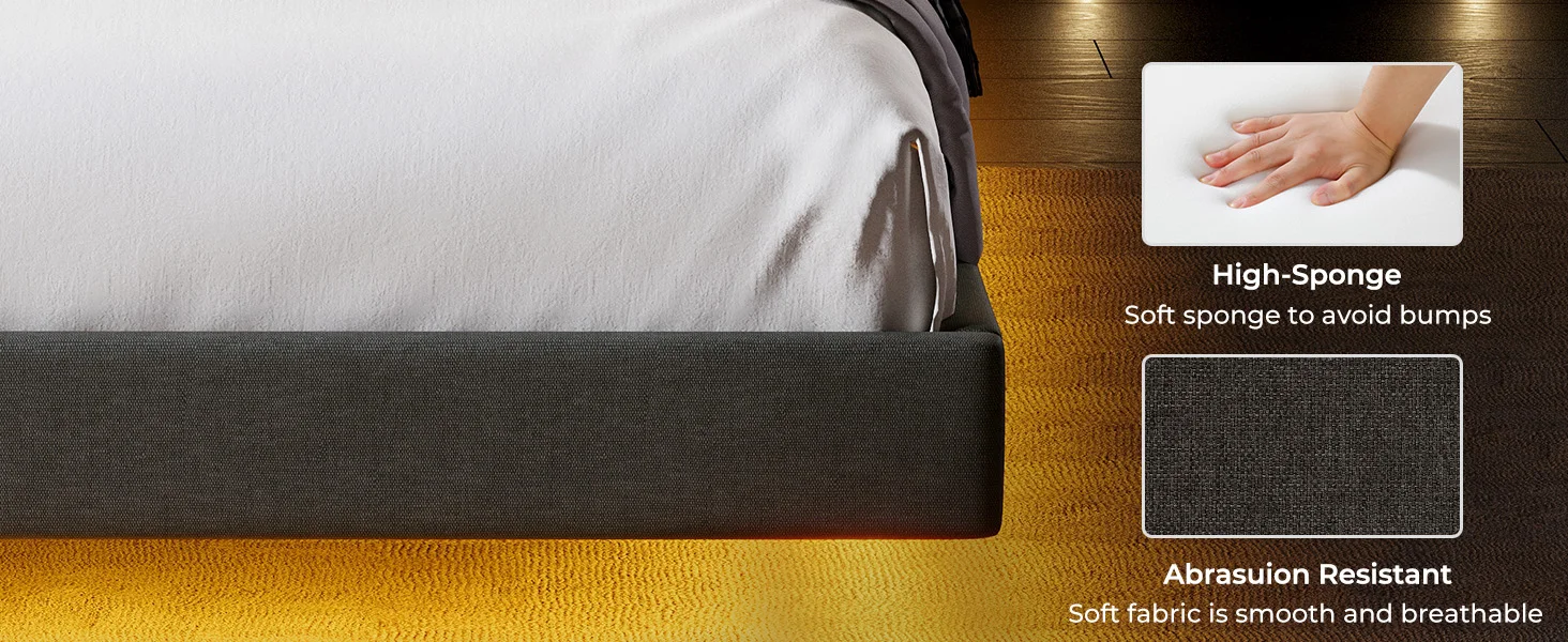 floating bed frame