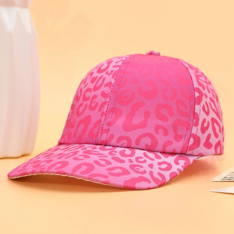 Sweet Cartoon Print Child Baseball Caps for Boy Girl Under 10 Years Old Outdoor Dazzling Lovely Snapback Breathable Sun Hats
