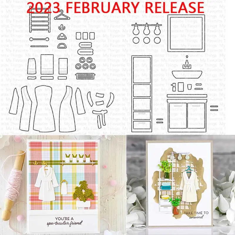 Dry Bar Die New products will be launched in February 2023 Metal Cutting Dies and stamps DIY Scrapbooking Card Stenc