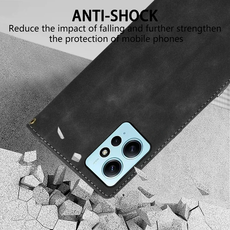 Premium Magnetic Flip Leather Wallet Case - Versatile Smartphone Protection