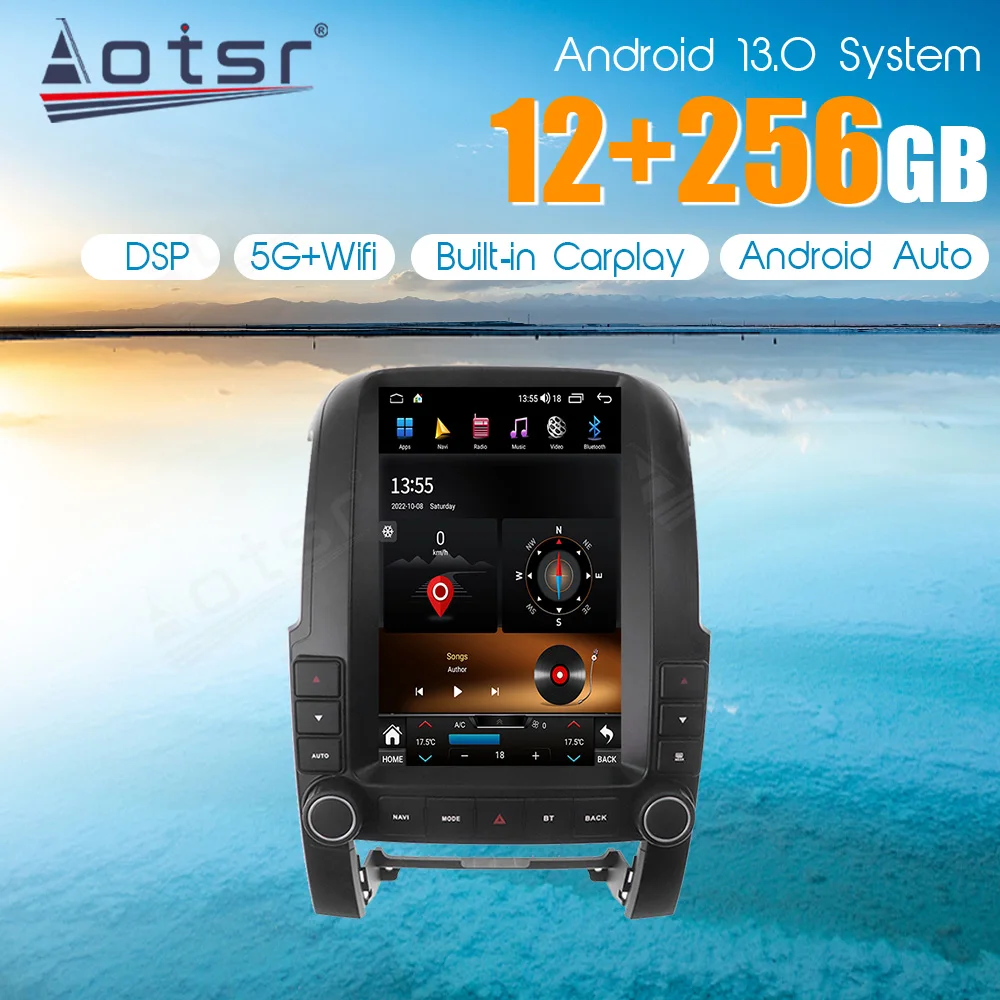 

12.1'' Android For Kia Sorento 2009 2010-2012 Car Tesla Style Auto Stereo Screen HeadUnit Radio Multimedia Player GPS Navigation
